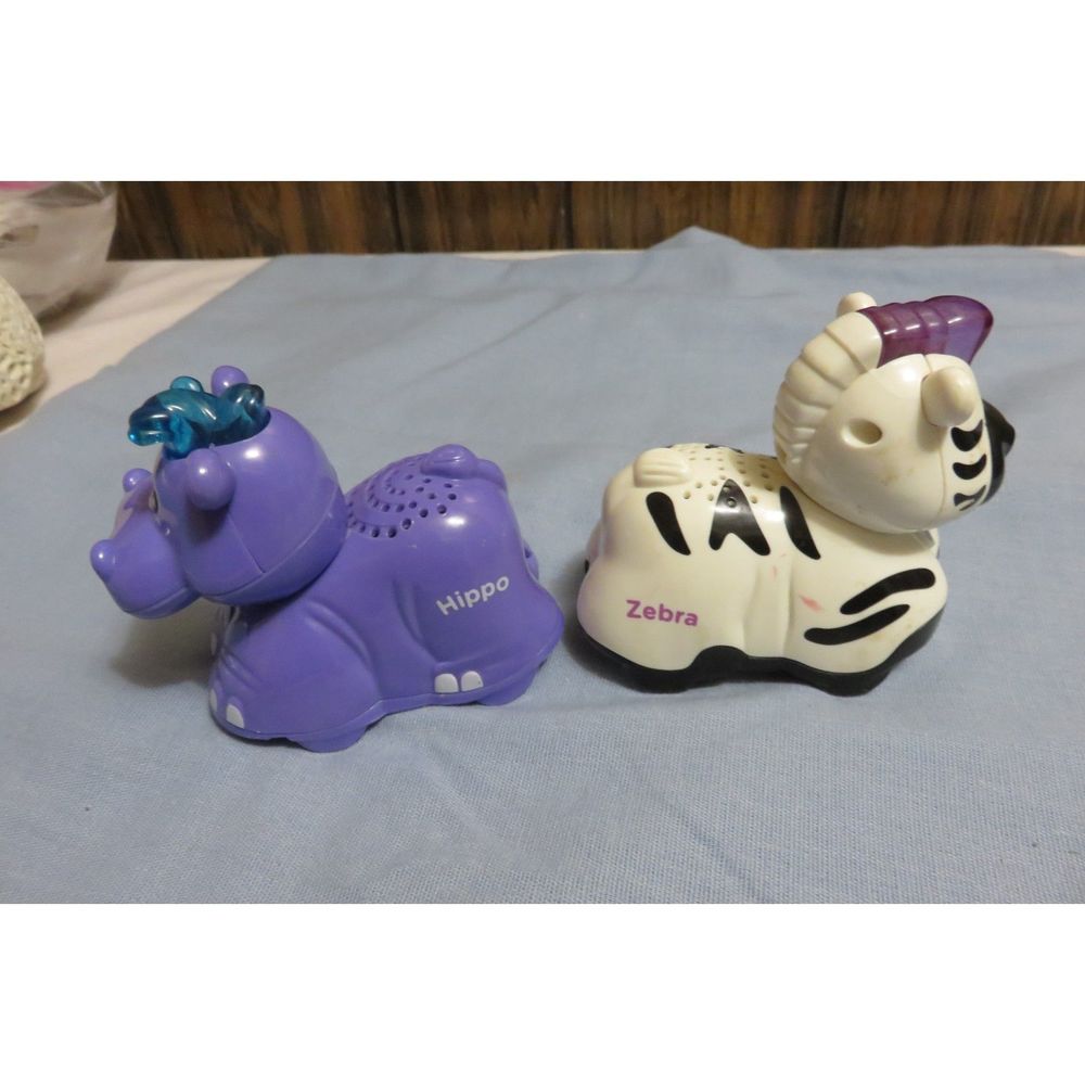 V TECH GO GO SMART ANIMALS ZEBRA AND HIPPO